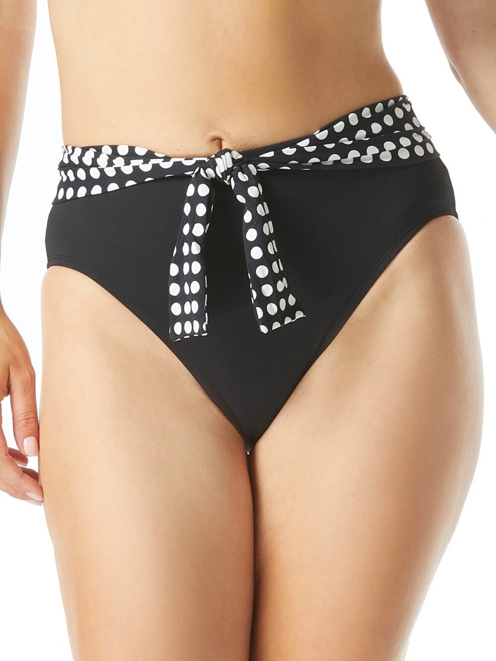 Coco Reef Lure High Waist Bikini Bottom Riviera Dot XL NWOT